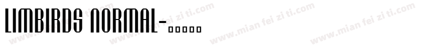 Limbirds Normal字体转换
